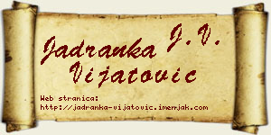 Jadranka Vijatović vizit kartica